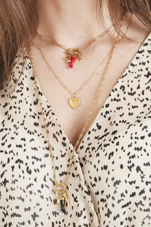 Halskette Chain Dee Goldfarbe Edelstahl h5 Bild4